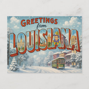BRIEFKAART VAN LOUISIANA