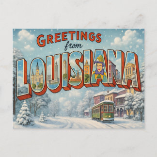BRIEFKAART VAN LOUISIANA