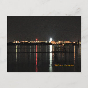 Briefkaart van Madison Wisconsin