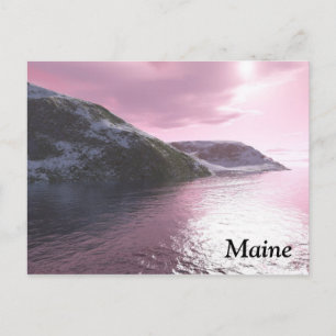 Briefkaart van Maine Pink Sunrise door Tamara Ward