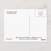 Briefkaart van maïsveld, gehakt (Achterkant)