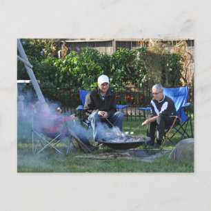 Briefkaart van Marshmellow Roast
