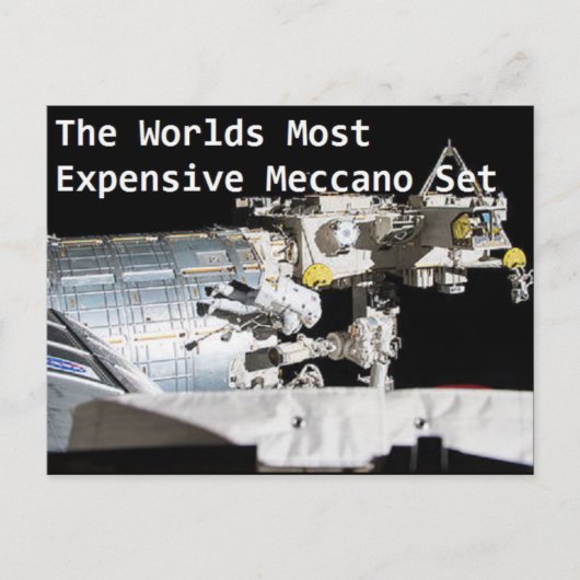 Briefkaart van Meccano - Flat Earth Meme (Voorkant)