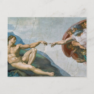 Briefkaart van Michelangelo's Sistine Chapel