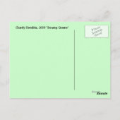 Briefkaart van moeras Gnome (Achterkant)