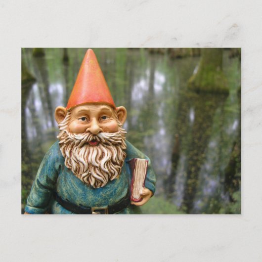 Briefkaart van moeras Gnome (Voorkant)