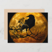 briefkaart van Moon Raven (Voorkant / Achterkant)