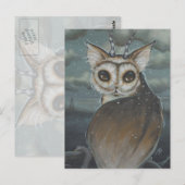 Briefkaart van muilkattenstaartje (Voorkant / Achterkant)