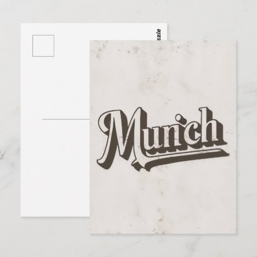  briefkaart van München (Voorkant / Achterkant)