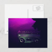 Briefkaart van Music Nite door Jokeapptv tm (Voorkant / Achterkant)