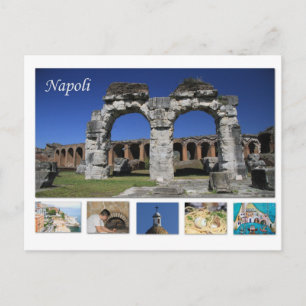 Briefkaart van Napels, Italië