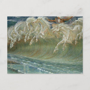 Briefkaart van Neptunes Horses