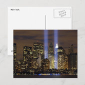 Briefkaart van New York (Voorkant / Achterkant)
