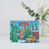 BRIEFKAART VAN NEW YORK (Staand voorkant)