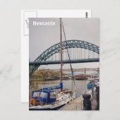 Briefkaart van Newcastle (Voorkant / Achterkant)