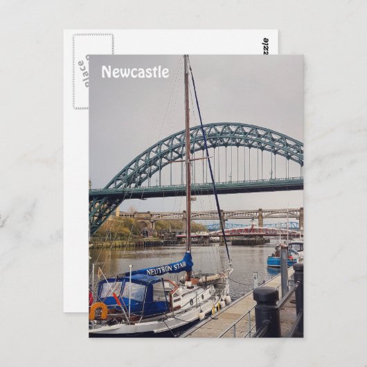 Briefkaart van Newcastle (Voorkant / Achterkant)