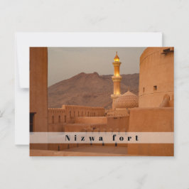 Briefkaart van Nizwa