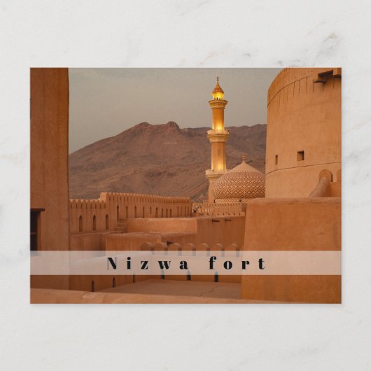Briefkaart van Nizwa (Voorkant)