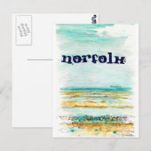 Briefkaart van Norfolk (Voorkant / Achterkant)