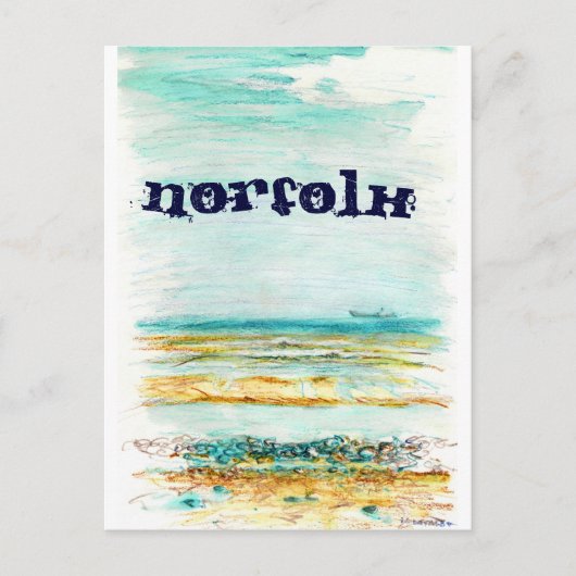 Briefkaart van Norfolk (Voorkant)