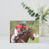 Briefkaart van paardenras (Staand voorkant)