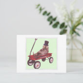 briefkaart van paddywagon (Staand voorkant)