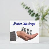 Briefkaart van "Palm Springs" (Staand voorkant)