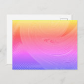 Briefkaart van pasta's, postzegels (Voorkant / Achterkant)