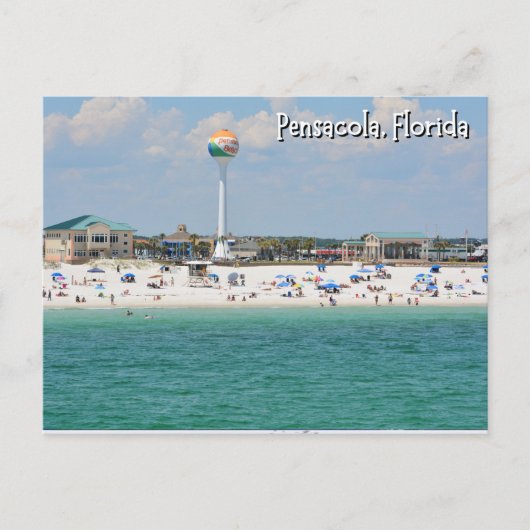 Briefkaart van Pensacola Florida (Voorkant)