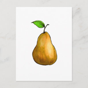 Briefkaart van peren