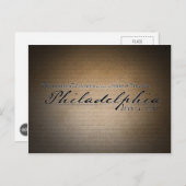 Briefkaart van Philadelphia (Voorkant / Achterkant)