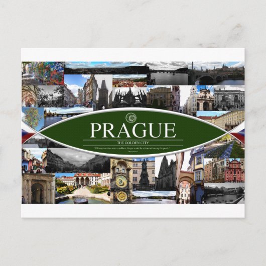 Briefkaart van Praag (Voorkant)