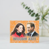 Briefkaart van Prince William en Kate Middleton (Staand voorkant)