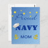 Briefkaart van proud Navy (Voorkant / Achterkant)