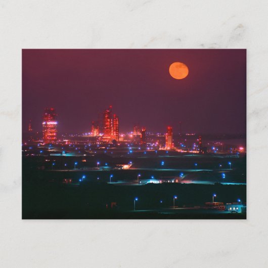 Briefkaart van raketrepen (Voorkant)