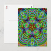 Briefkaart van regenboogdelica (Voorkant / Achterkant)