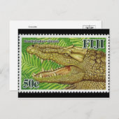Briefkaart van Reptile Stamp (Voorkant / Achterkant)