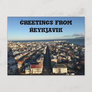 Briefkaart van Reykjavik