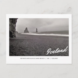 Briefkaart van Reynisfjara Black Sand Beach, IJsla