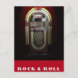 Briefkaart van Rock & Roll Jukebox