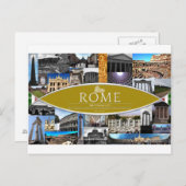 Briefkaart van Rome (Voorkant / Achterkant)