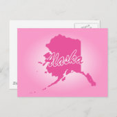 Briefkaart van Roze Alaska (Voorkant / Achterkant)
