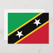 Briefkaart van Saint Kitts en Nevis (Voorkant / Achterkant)