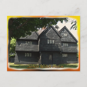 Briefkaart van Salem Witch House