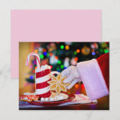 briefkaart van santa claus koekjes (Voorkant / Achterkant)