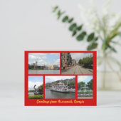 Briefkaart van Savannah Georgia (Staand voorkant)