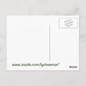 Briefkaart van selderij (Achterkant)