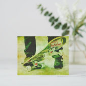 Briefkaart van skateboard (Staand voorkant)