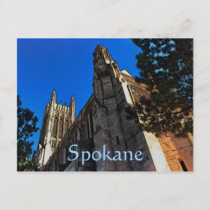 Briefkaart van Spokane (kathedraal)
