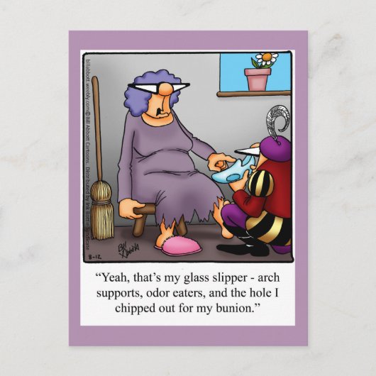 Briefkaart van sproeiers Humor (Voorkant)